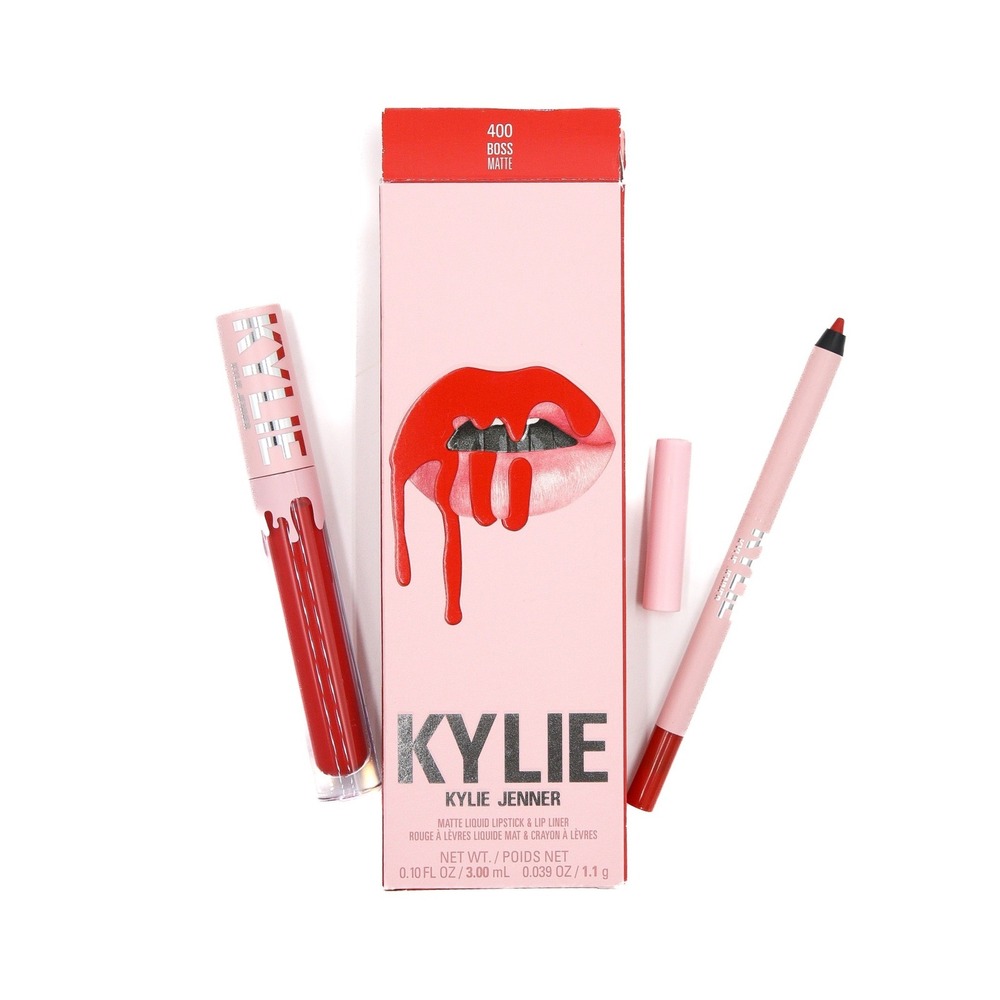 Kylie‎ Jenner - Matte Liquid Lipstick & Lip Liner - 400 Boss - 0.10 oz / 3.0 ml